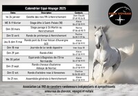 Calendrier des randonnées et activités